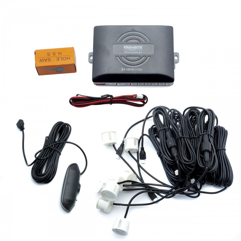 EPP8100 Parkovací Asistent s Displejem a Reproduktorem (8 perlových senzorů)