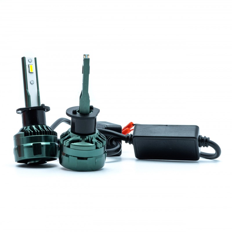 H1 LED žárovky (2 x LED FLIP CHIP) 6000K CANBUS 12/24V