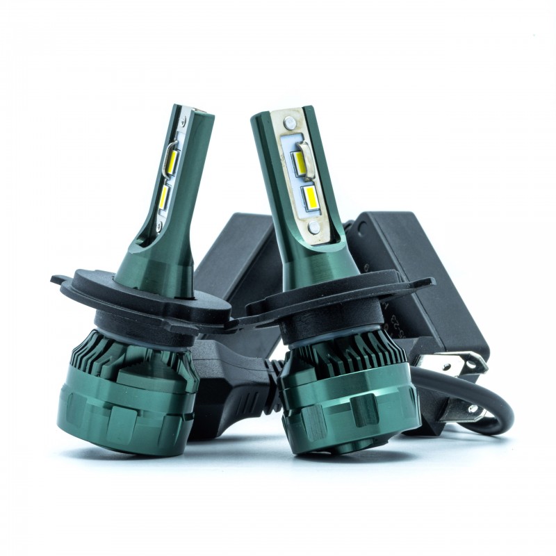 H4 LED žárovky (4 x LED FLIP CHIP) 6000K CANBUS 12/24V