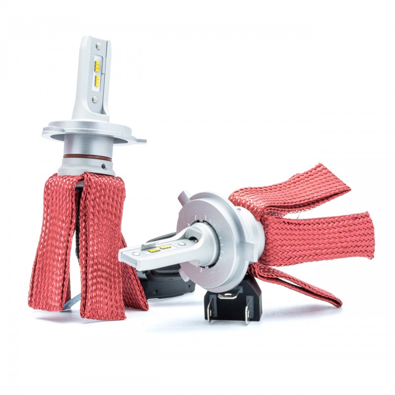 H4 LED žárovky OCTOPUS Premium (12 x LED ZES) 4300K CANBUS