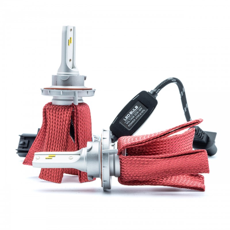 H13 LED žárovky 45W OCTOPUS Premium (6 x LED ZES) 4300K CANBUS