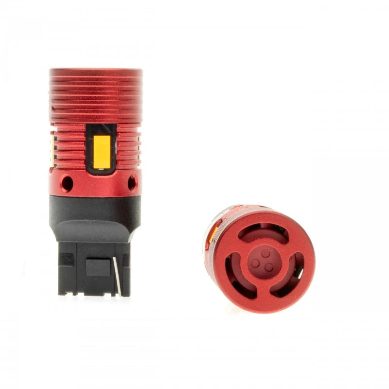 EPL317 LED žárovky W21W (4 x SMD 3570) oranžová CANBUS
