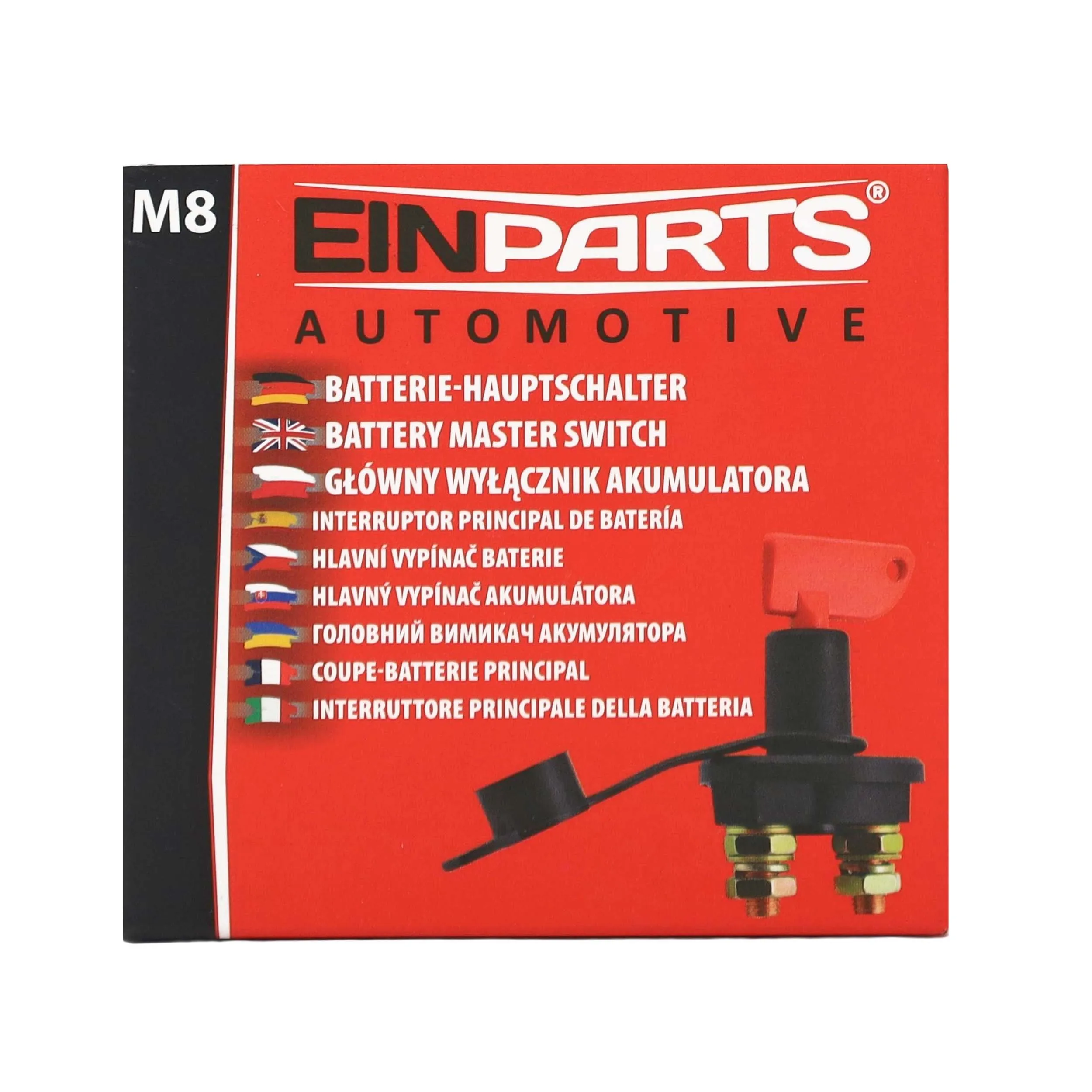 EPBMS01 Vypínač hmotnosti akumulátoru M8 12/24V 100A