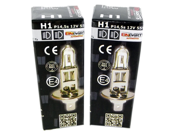 H1 Halogenová žárovka 55W (žlutá) E4