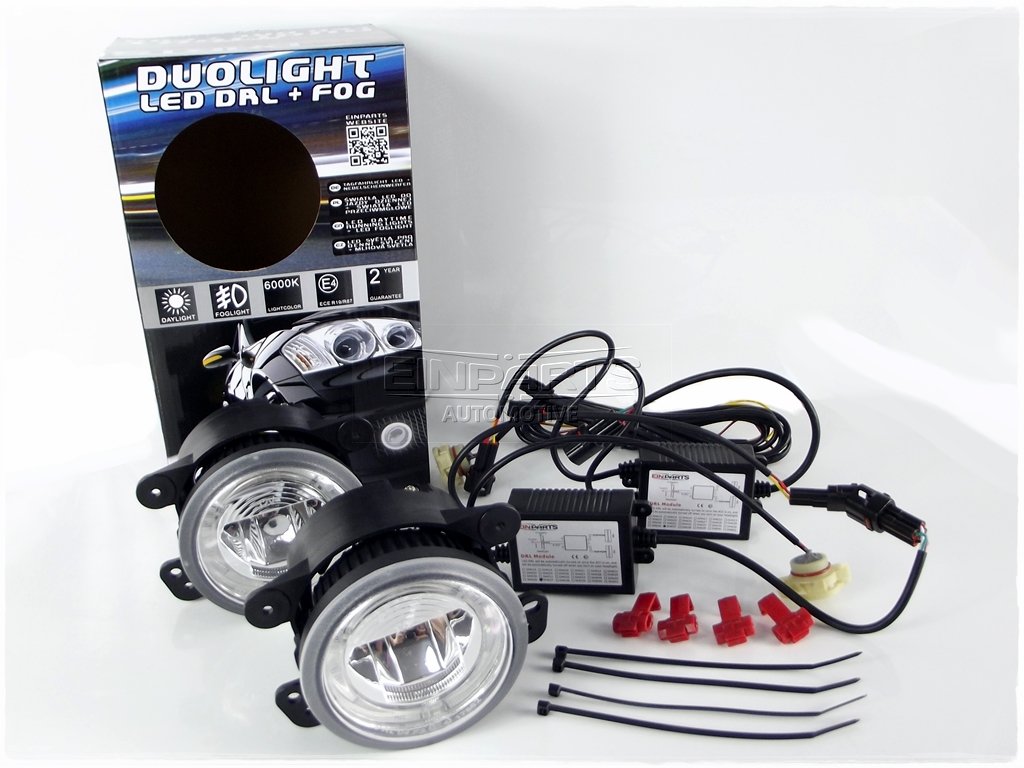 LED Světla Pro Denní Svícení s Mlhovkami JEEP Grand Cherokee IV WK2 (2010-2013)