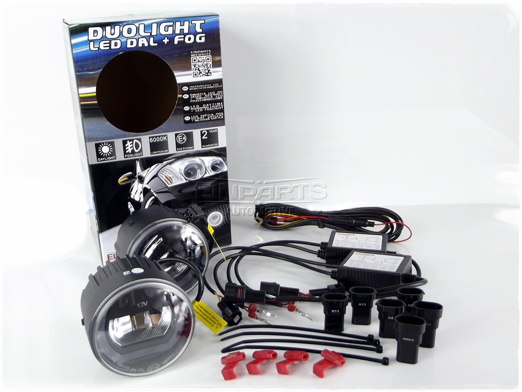 LED Světla Pro Denní Svícení s Mlhovkami NISSAN Note E11 (2005-2008)