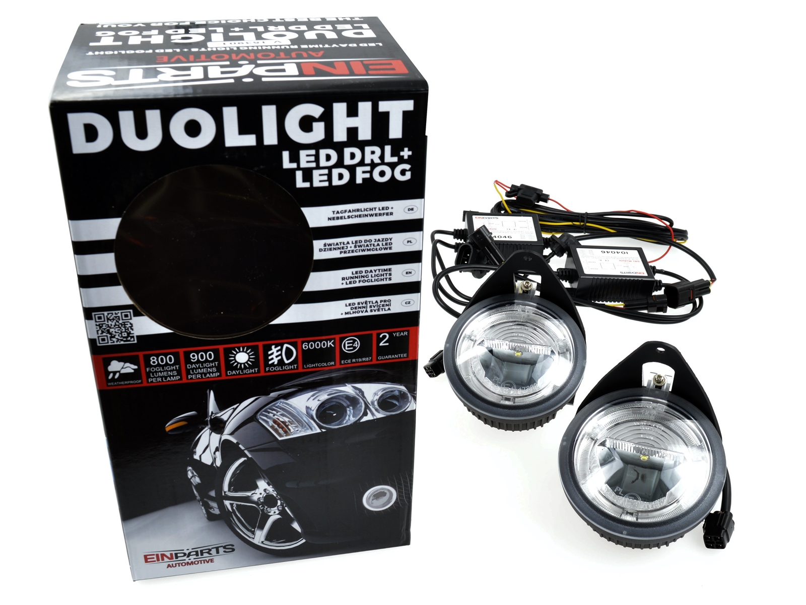LED Světla Pro Denní Svícení s Mlhovkami CHRYSLER Pacifica (2003-2006)