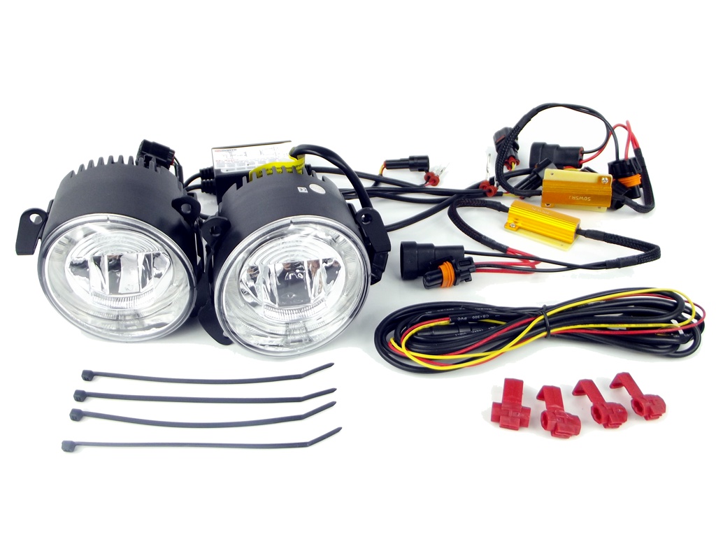 LED Světla Pro Denní Svícení s Mlhovkami ŠKODA Fabia II (2007-2010)