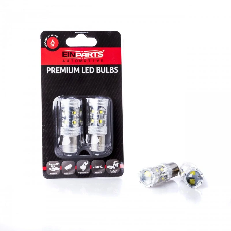 EPL37 LED žárovky P21W 50W (10 x CREE XT-E) 6000K