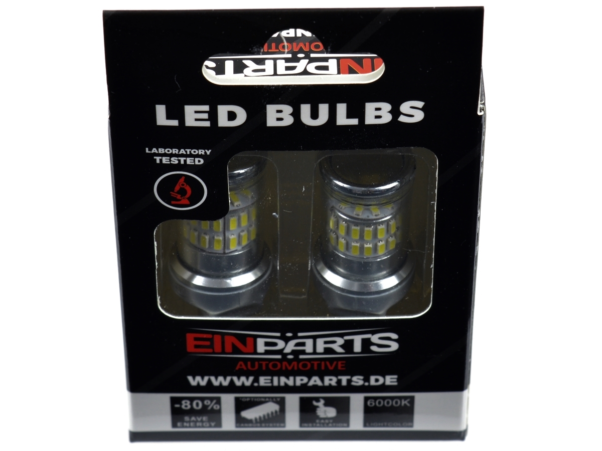 W21W LED žárovka (48 x SMD 3014) 6000K