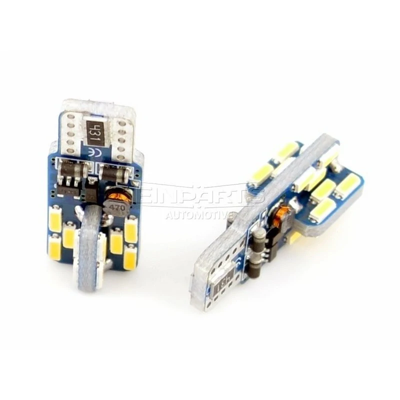 EPL52 LED žárovky W5W (24 x SMD 4014) 3000K CANBUS