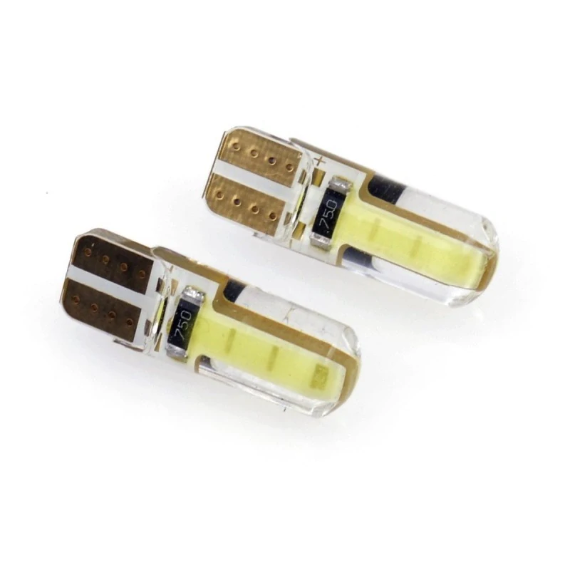 EPL114 LED žárovky W5W (2 x COB) 6000K CANBUS