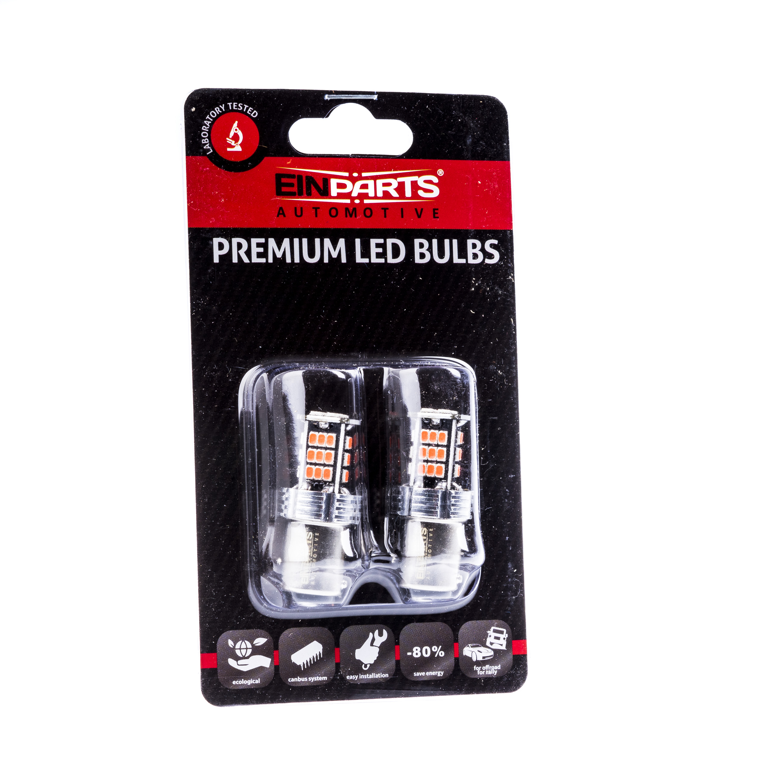 P21/5W LED žárovky (30 x SMD 3020) červená CANBUS