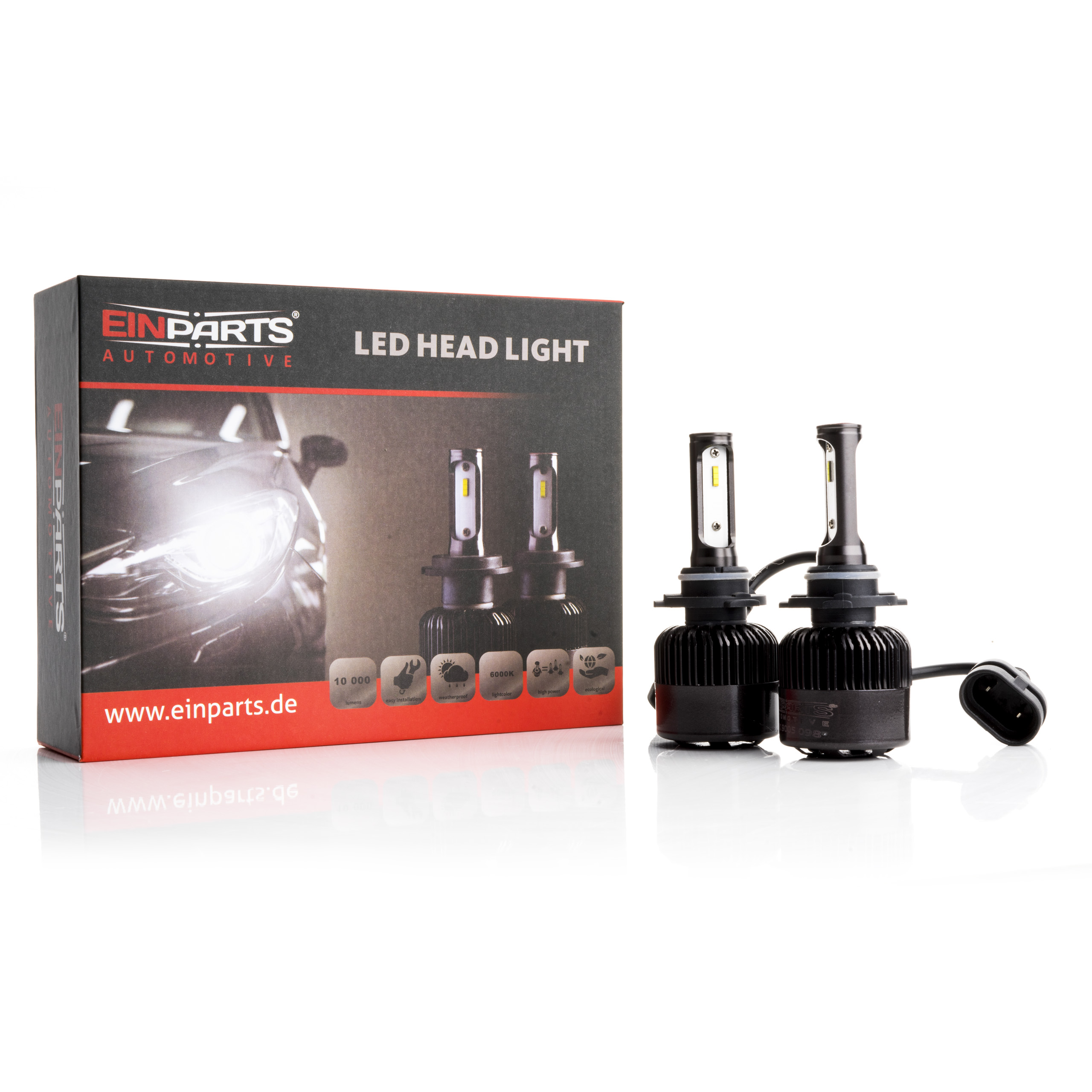 HB3 LED žárovky 34W (2 x LED FLIP CHIP) 6000K CANBUS