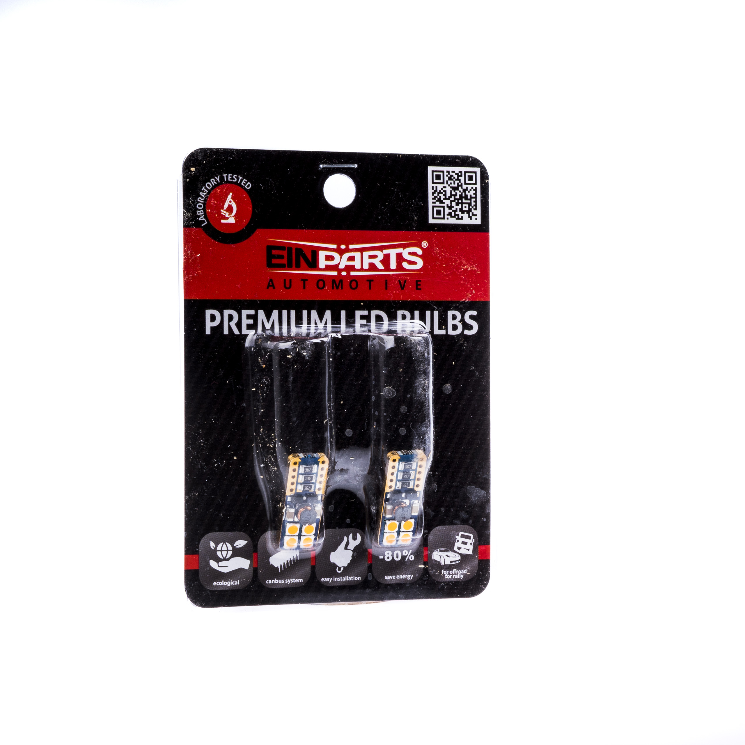 W5W LED žárovky (8 x OSRAM LED 3030) oranžová CANBUS