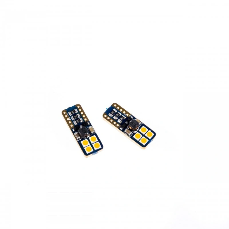 EPL173 LED žárovky W5W (8 x OSRAM LED 3030) oranžová CANBUS