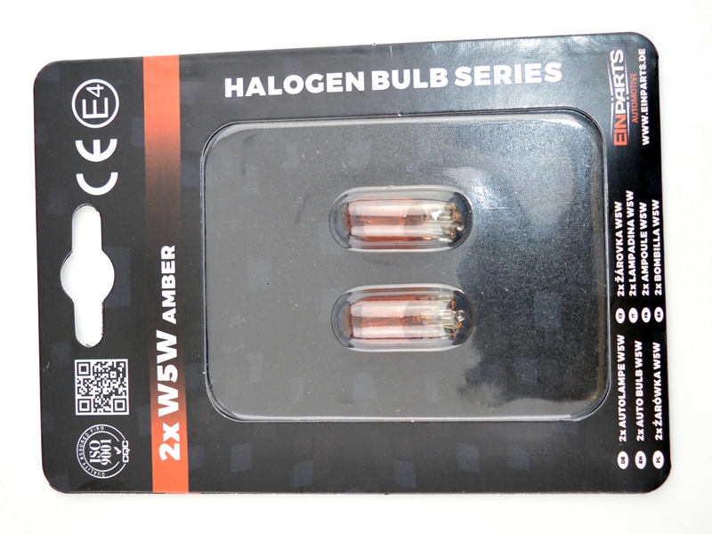 W5W Halogenové žárovky 5W (oranžová) E4