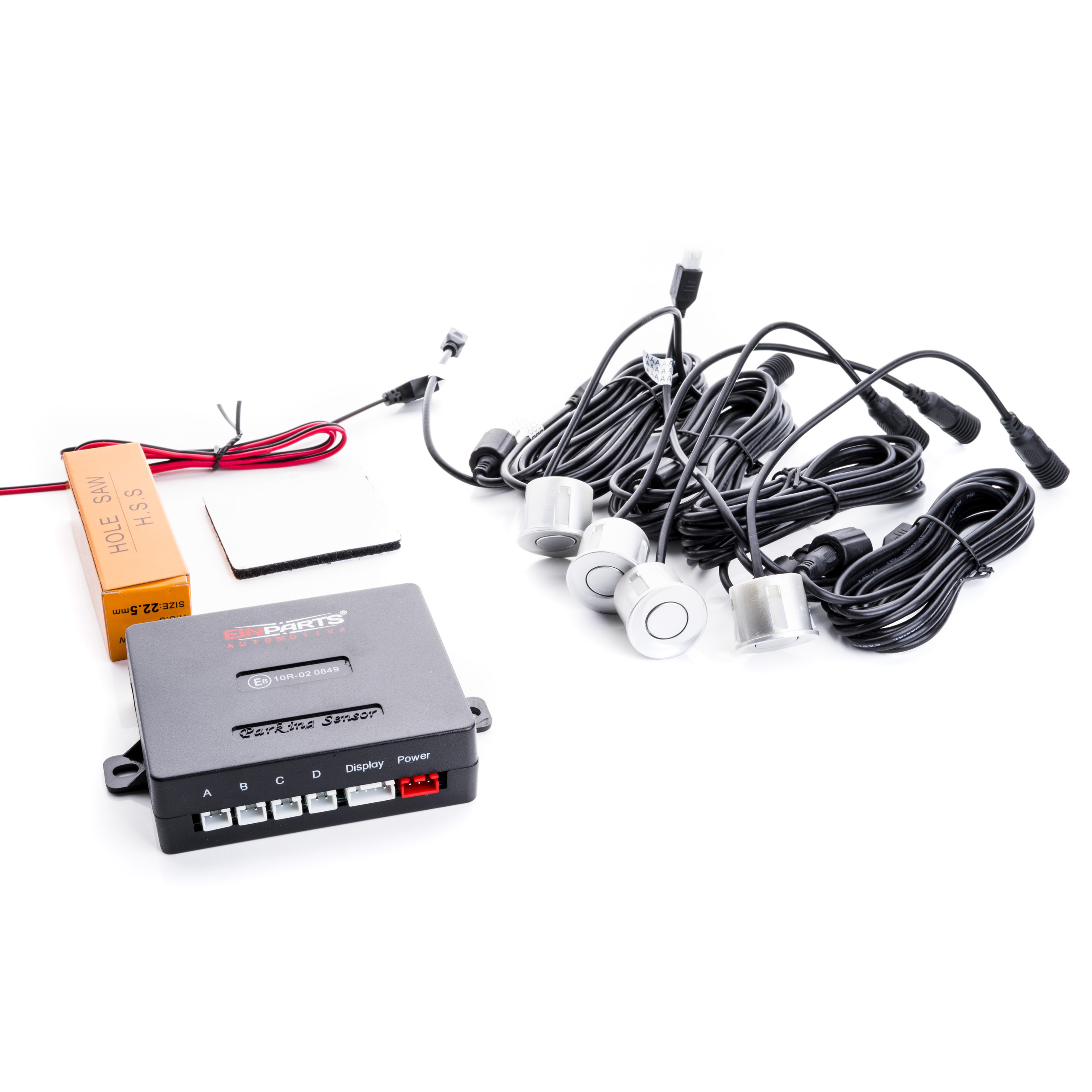 BUZZER EinParts parkovací asistent (stříbrné senzory)