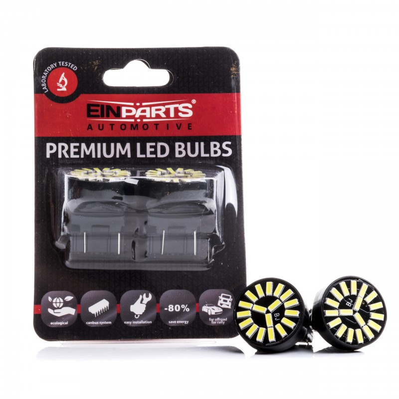 W21/5W LED žárovky (18 x SMD 4014) 6000K