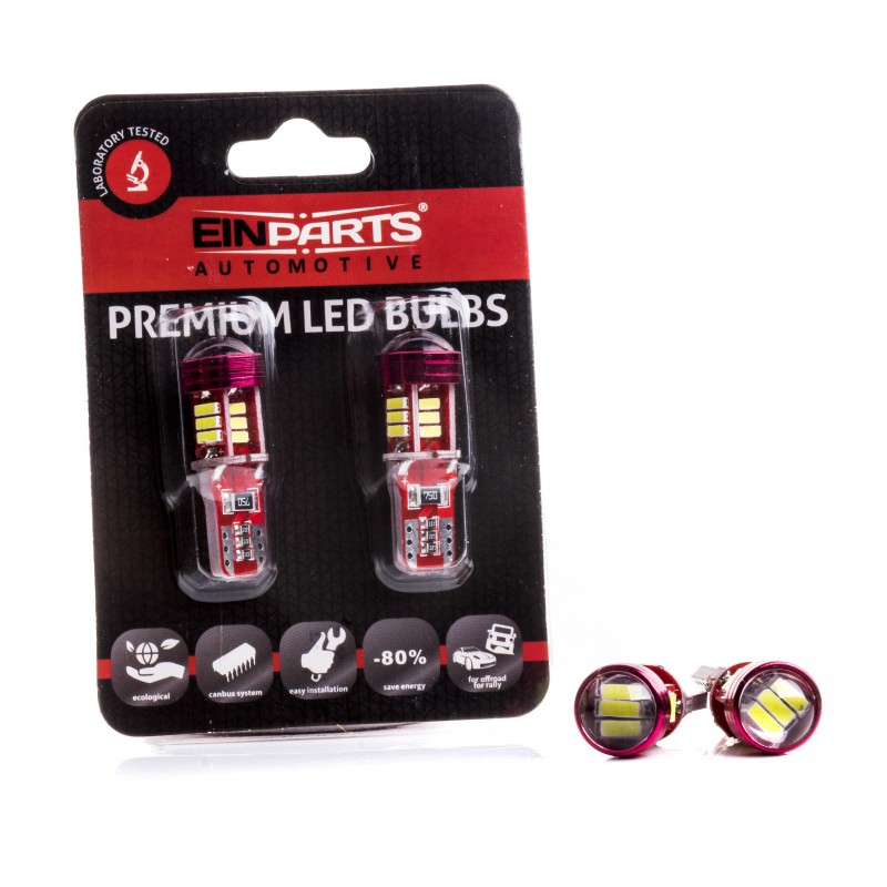 W5W LED žárovky (15 x SMD 4014) 6000K CANBUS