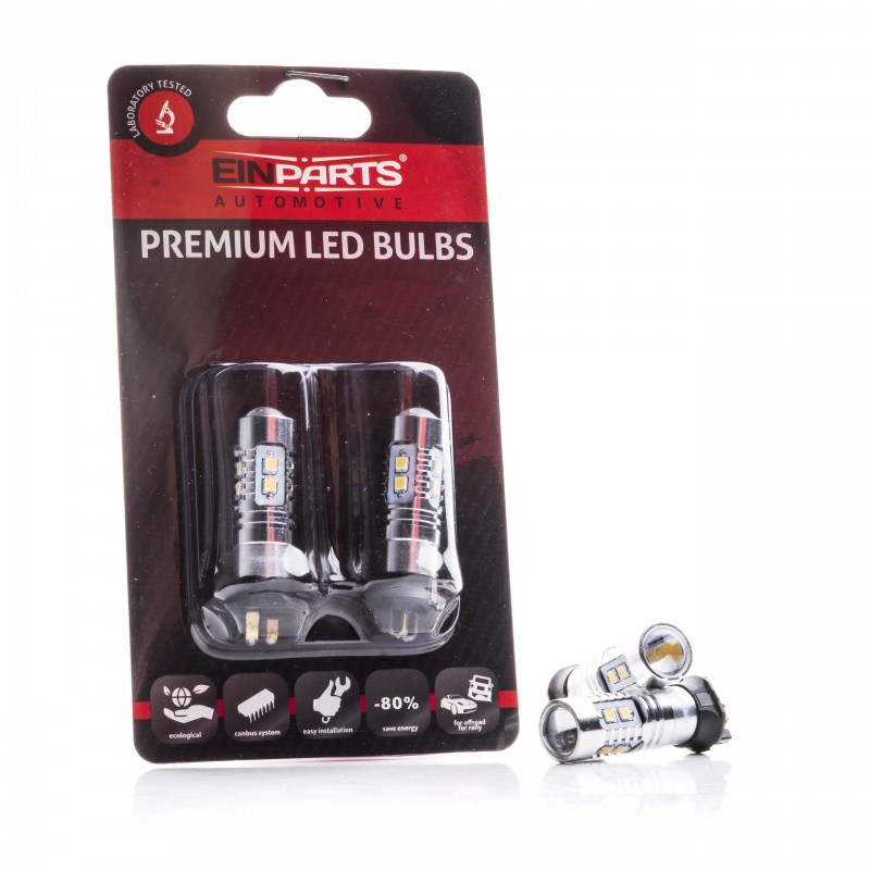 PW24W LED žárovky (10 x SMD 2323) 6000K 12/24V