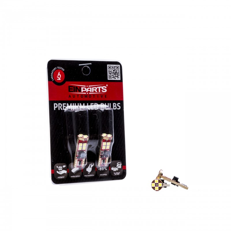 W5W LED žárovky (12 x SMD 3030) 6000K CANBUS