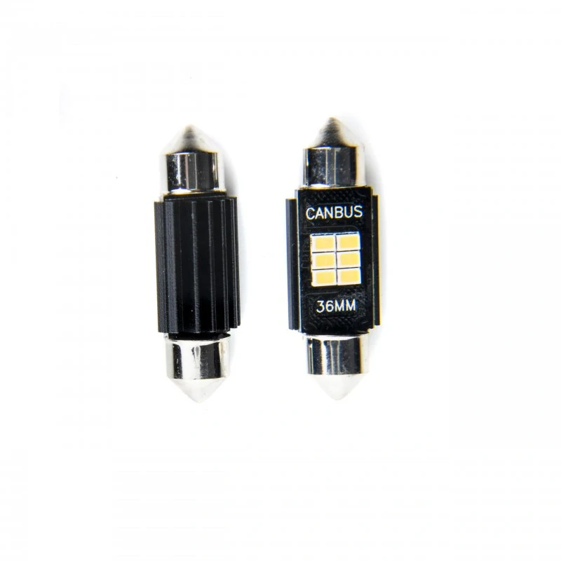 EPL195 LED žárovky C5W (6 x SMD 2016) 36mm 6000K CANBUS