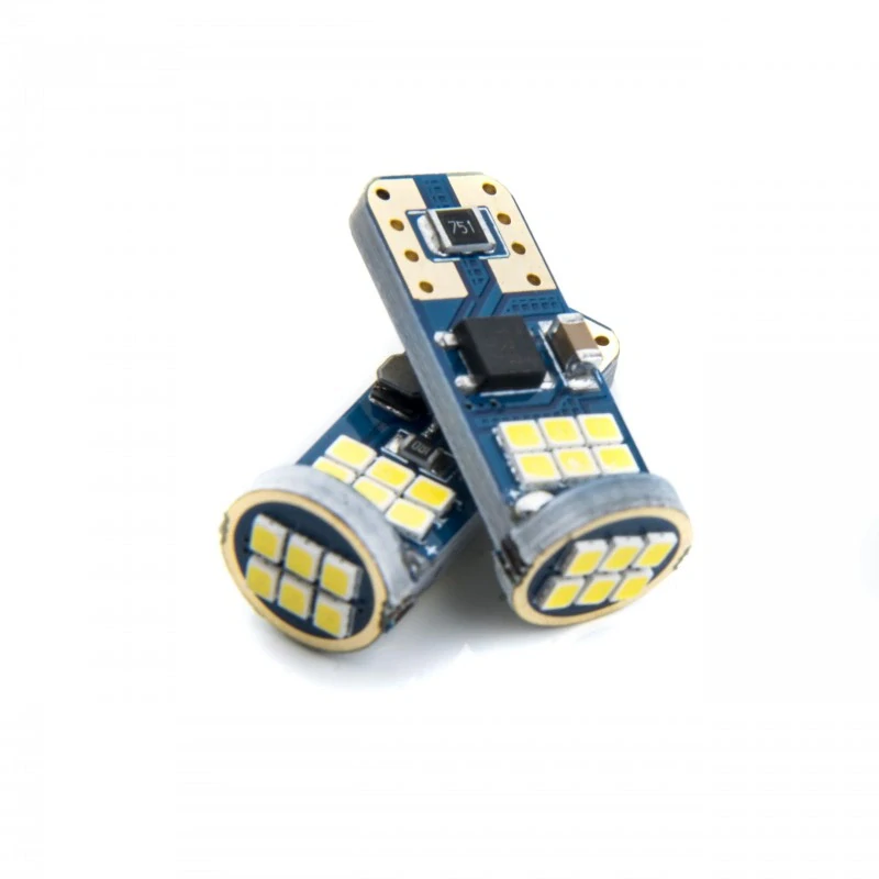 EPL198 LED žárovky W5W (18 x SMD 2016) 6000K CANBUS