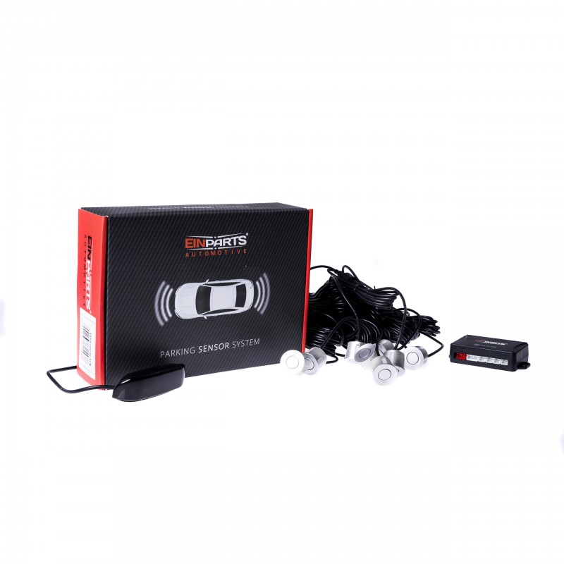 EPP8100 EinParts parkovací asistent s 8 senzory (stříbrné senzory)