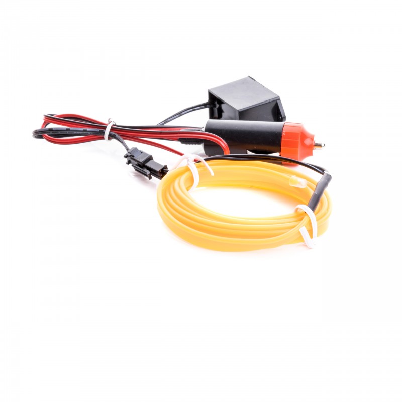 LED světlovodný pásek 1m (jantar)