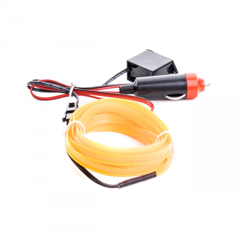 LED světlovodný pásek 2m (jantar)