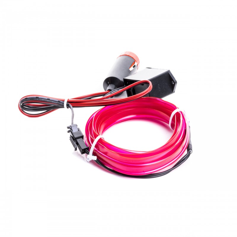 LED světlovodný pásek 2m (fialový)