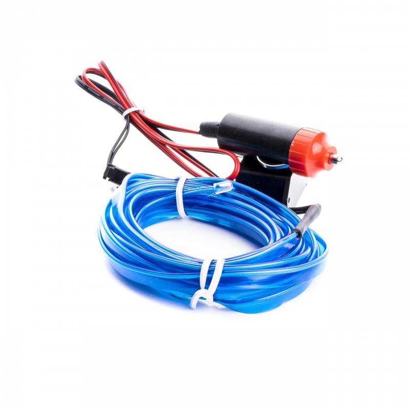 LED světlovodný pásek 3m (modrý)