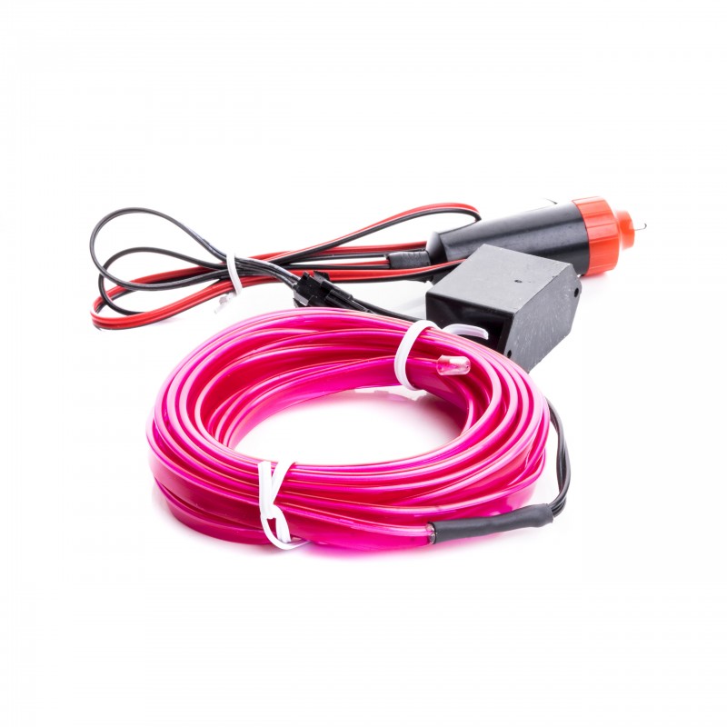 LED světlovodný pásek 3m (fialový)