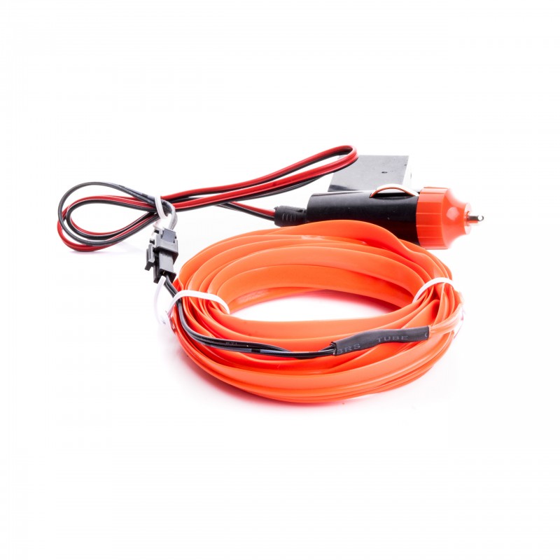 LED světlovodný pásek 3m (červený)