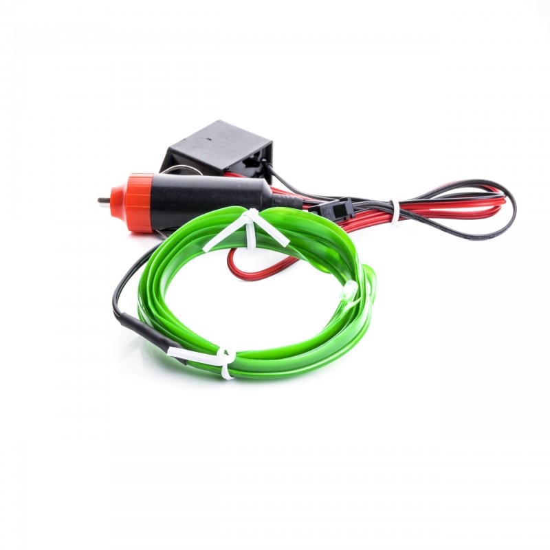 LED světlovodný pásek 1m (zelený)