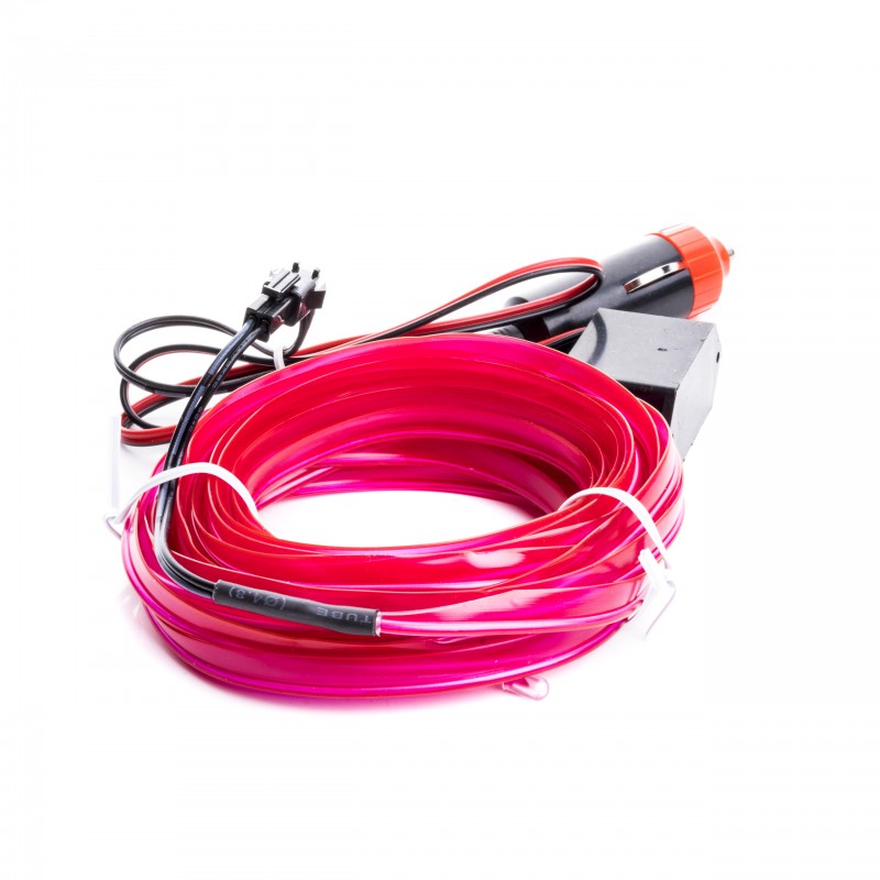 LED světlovodný pásek 5m (fialový)