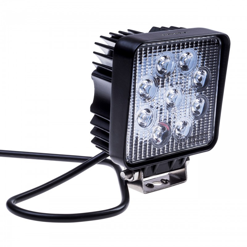 LED Pracovní světlo 27W (9 x 3W CREE) 30° s magnetem (B)