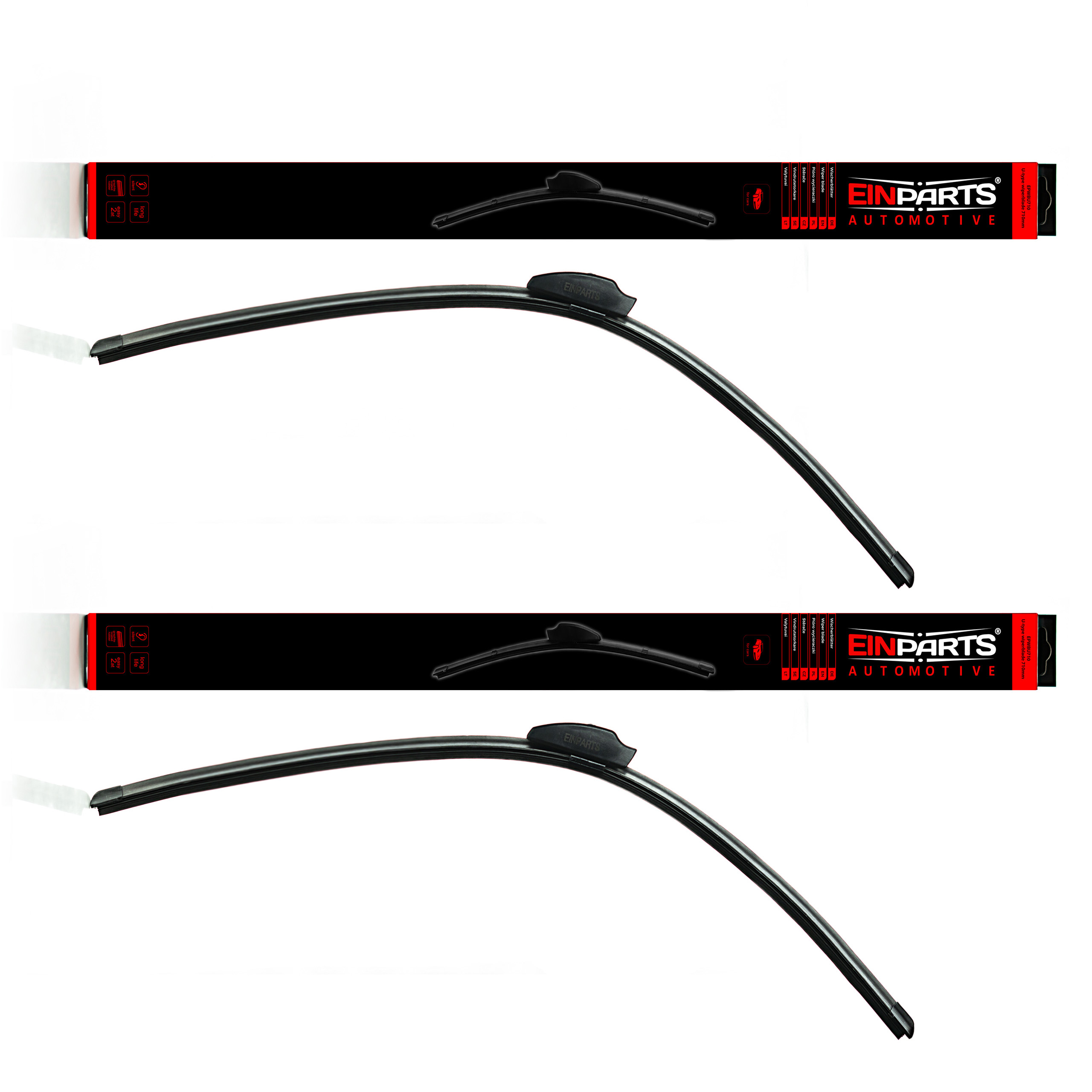 Přední stěrače 710/710mm ("U")