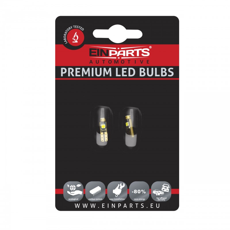 T5 LED žárovky (3 x SMD 3030) 6000K