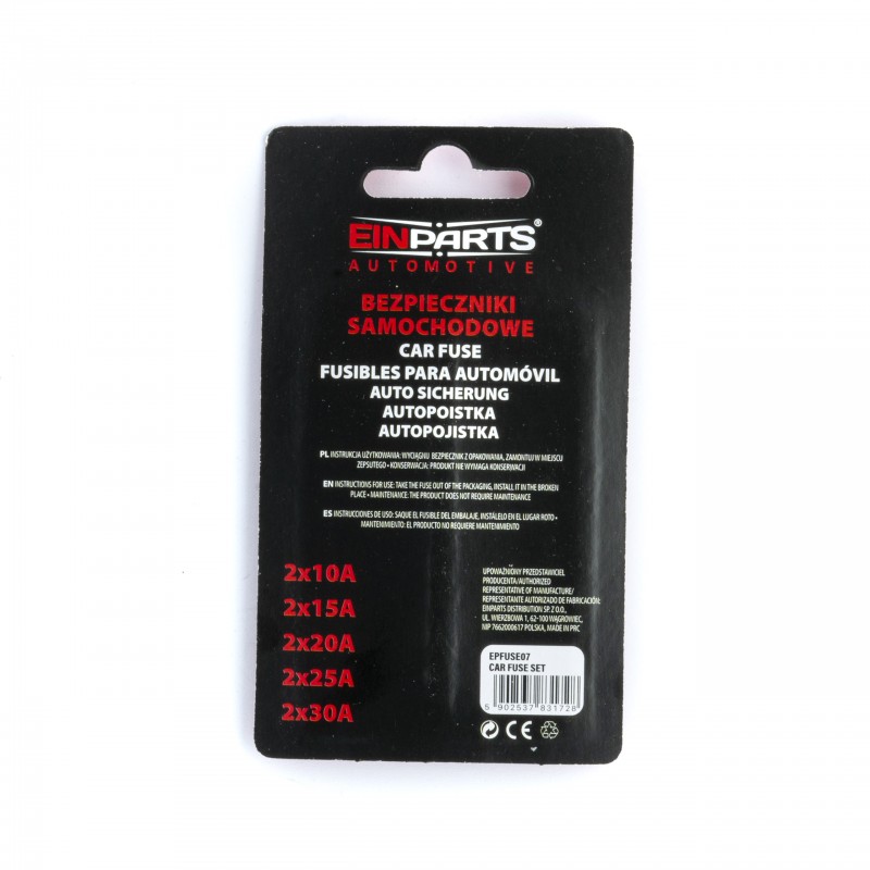 Sada pojistek (MICRO) 10 ks