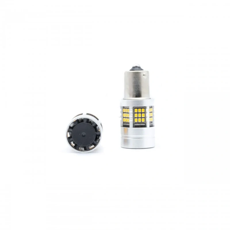 EPL288 LED žárovky P21W (54 x SMD 2016) oranžová CANBUS