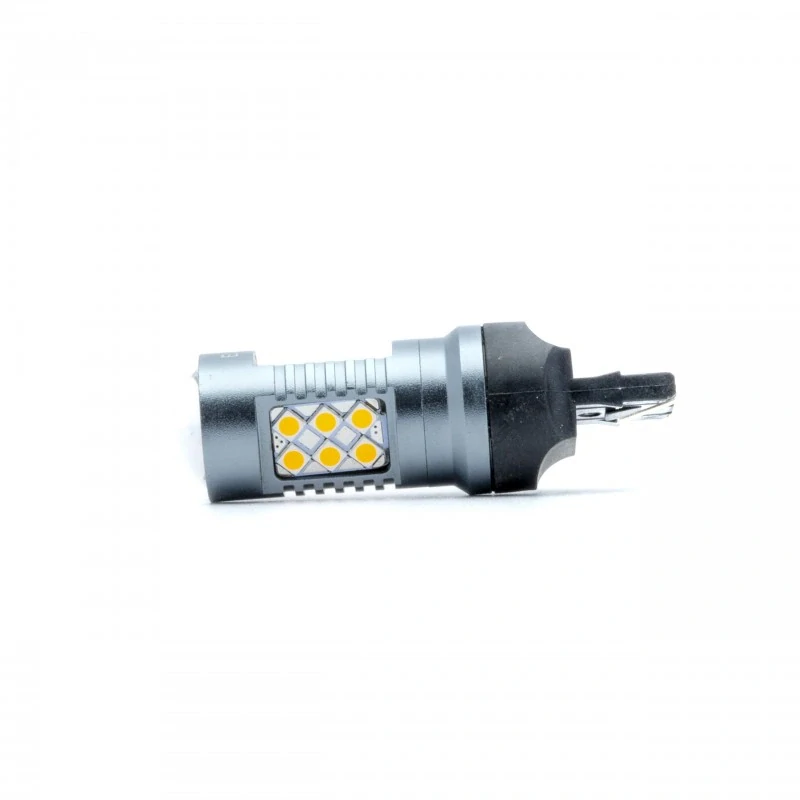 EPL296 LED žárovky W21W (24 x SMD 3030) oranžová CANBUS