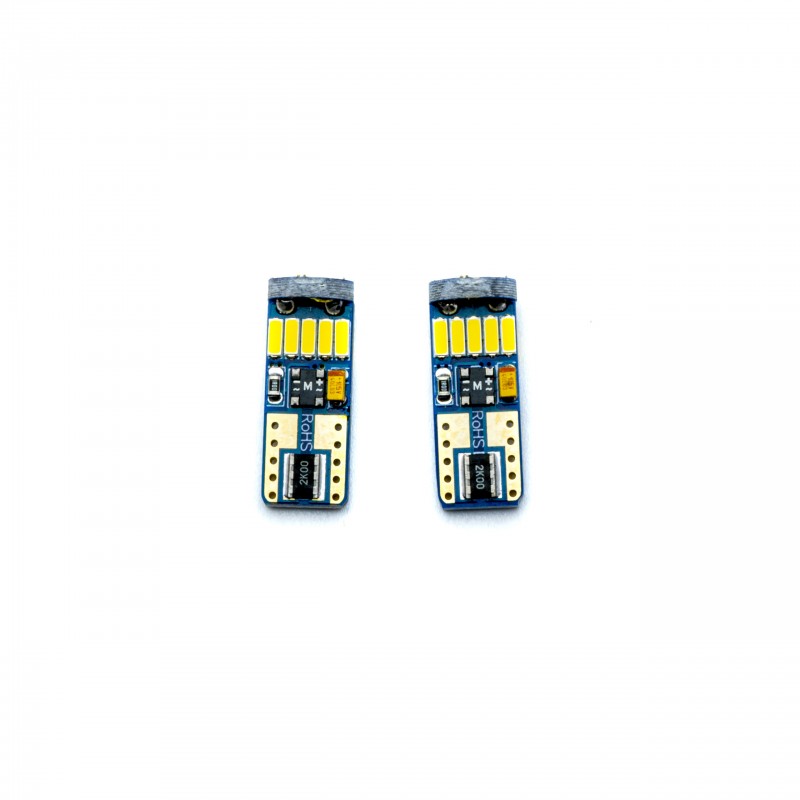 W5W LED žárovky (15 x SMD 4014) 5000K CANBUS