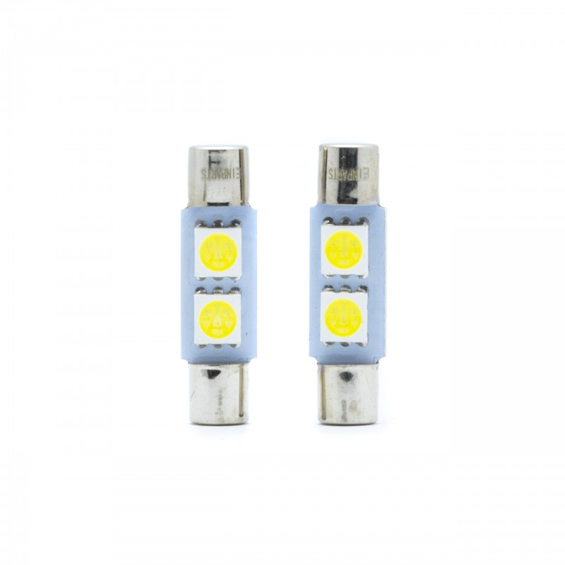 C3W LED žárovky (2 x SMD 4014) 28mm 5000K CANBUS