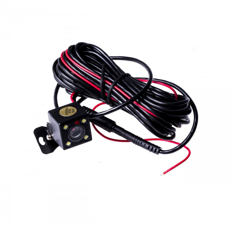 DVR videorekordér do auta se 7" monitorem ve zpětném zrcátku FHD 1080P 170° (+couvací kamera)