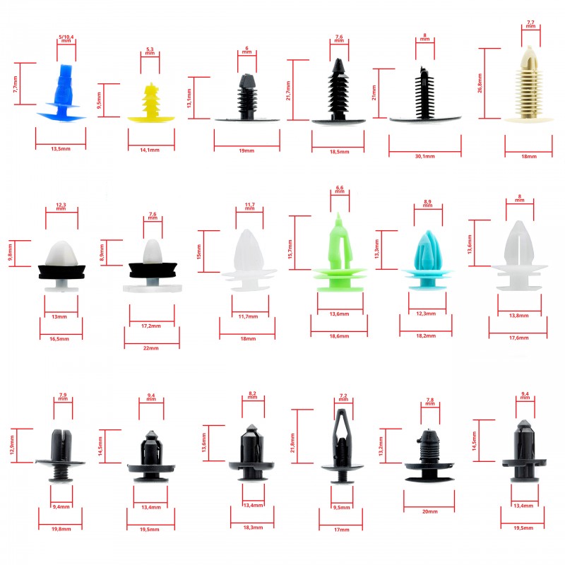 Spony do auta (500 ks)