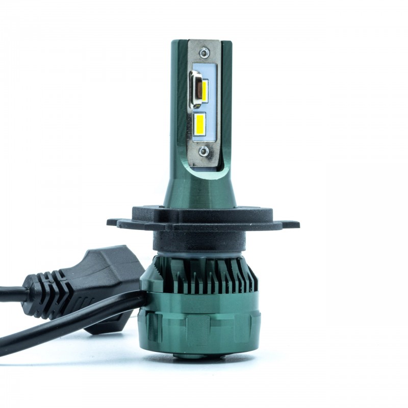 H4 LED žárovky (4 x LED FLIP CHIP) 6000K CANBUS 12/24V