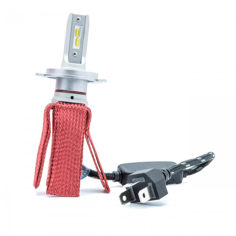 H4 LED žárovky OCTOPUS Premium (12 x LED ZES) 4300K CANBUS