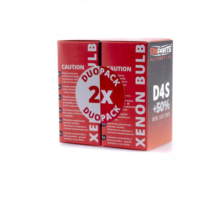 DuoPack D4S Xenonové Výbojky 4800K se zvýšeným světelným výkonem +50%